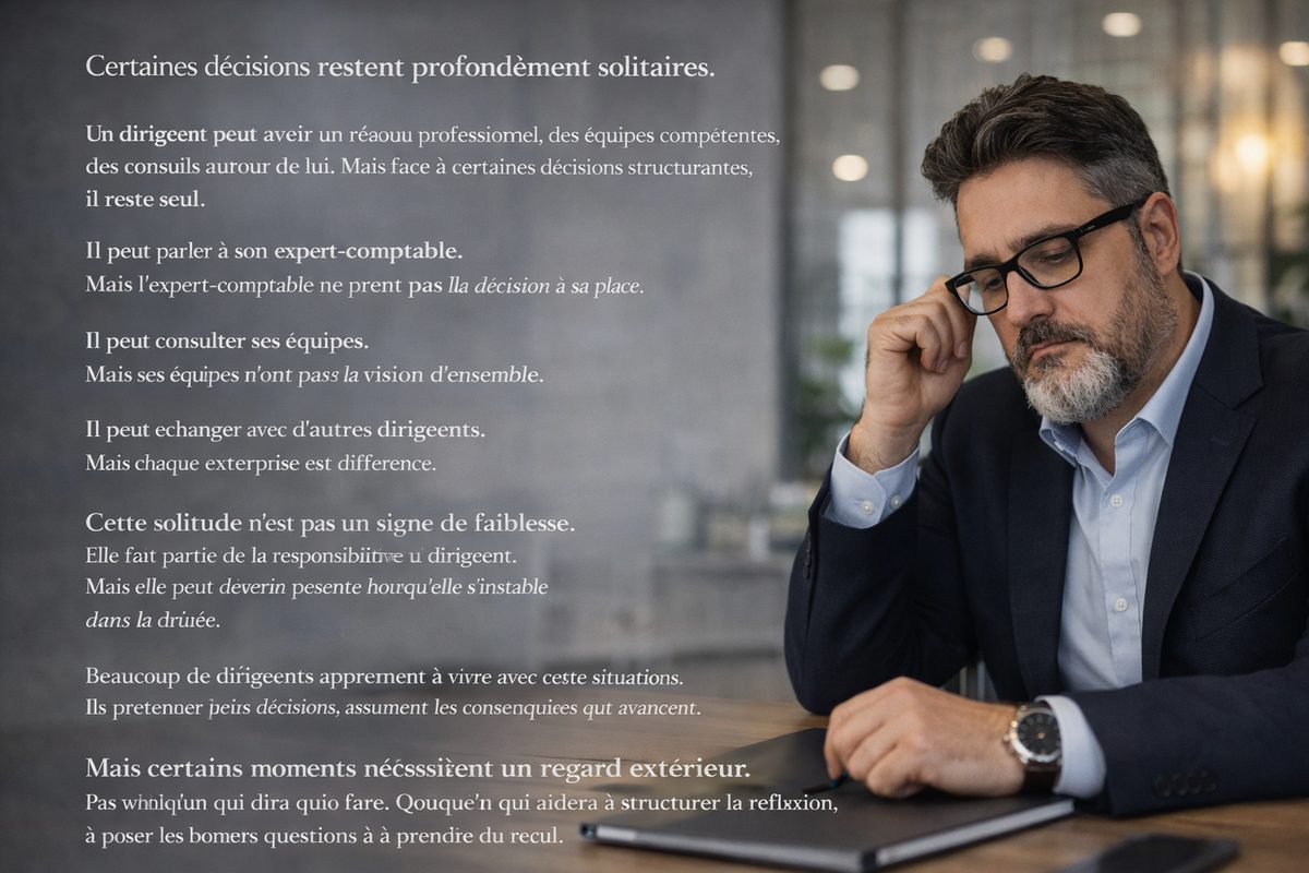 Certaines décisions restent profondément solitaires